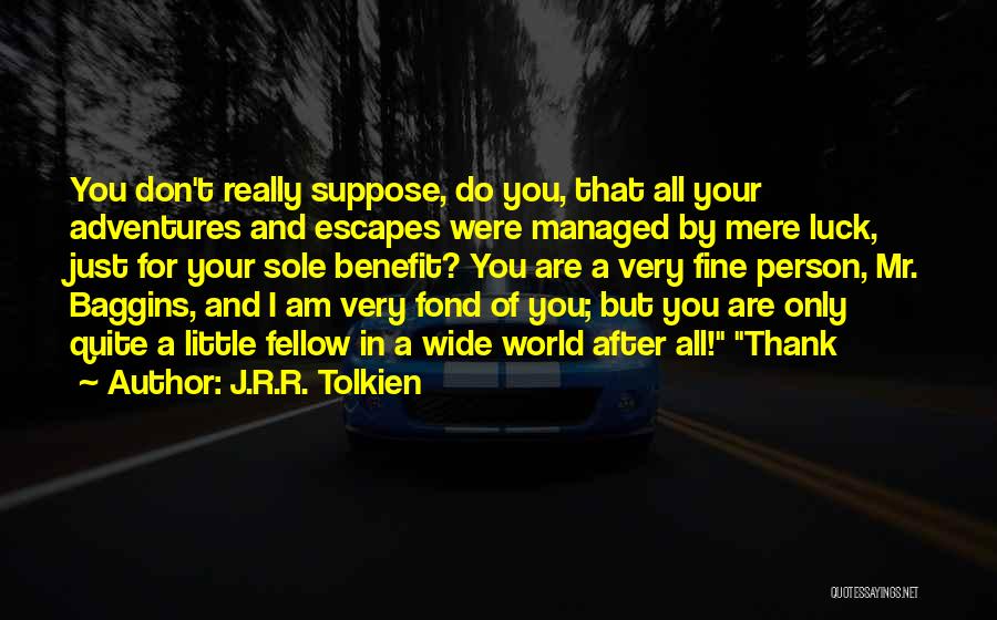 I Am Just Fine Quotes By J.R.R. Tolkien