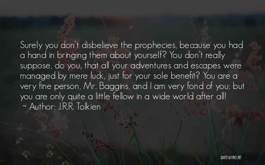 I Am Just Fine Quotes By J.R.R. Tolkien