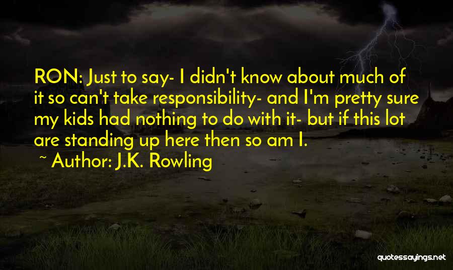 I Am Just Here Quotes By J.K. Rowling