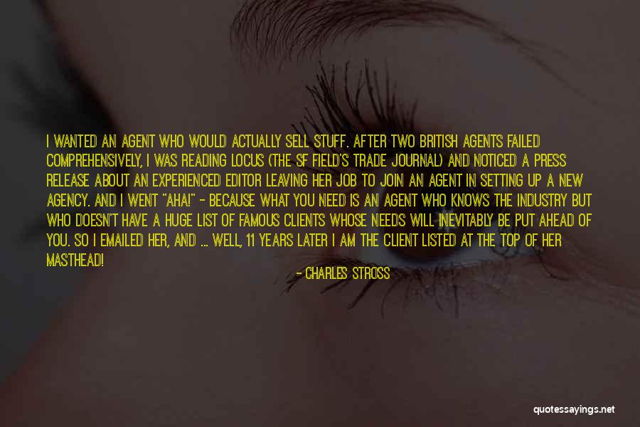 I Am Leaving You Quotes By Charles Stross I Am Leaving You Quotes By Charles Stross