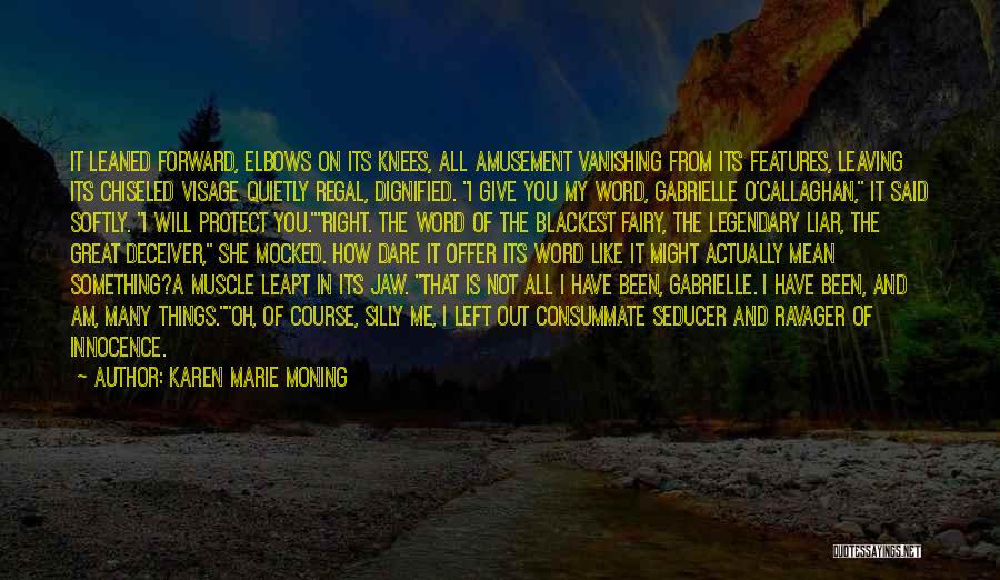 I Am Leaving You Quotes By Karen Marie Moning