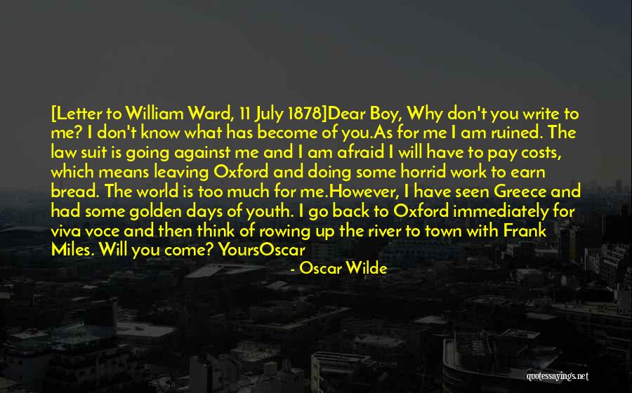 I Am Leaving You Quotes By Oscar Wilde I Am Leaving You Quotes By Oscar Wilde