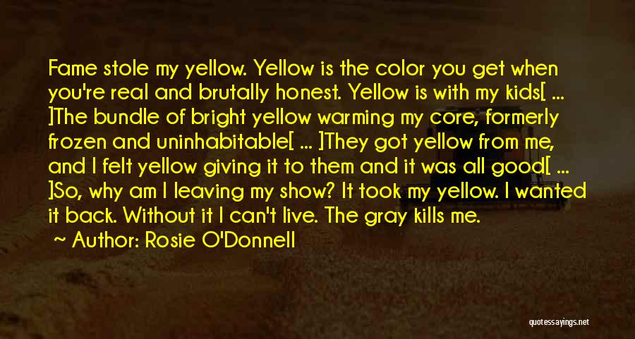 I Am Leaving You Quotes By Rosie O'Donnell