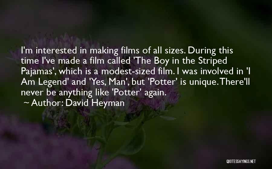 I Am Legend Quotes By David Heyman