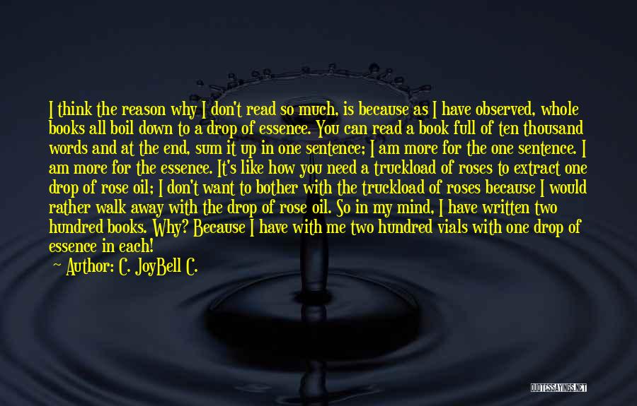 I Am Like A Book Quotes By C. JoyBell C.