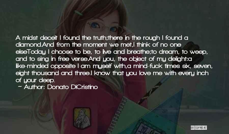 I Am Like A Diamond Quotes By Donato DiCristino