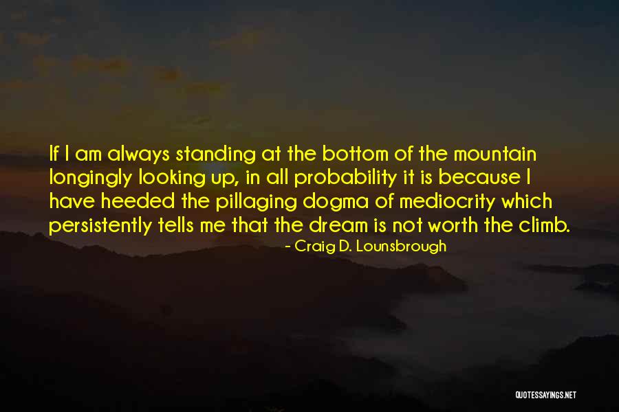 I Am Looking Quotes By Craig D. Lounsbrough