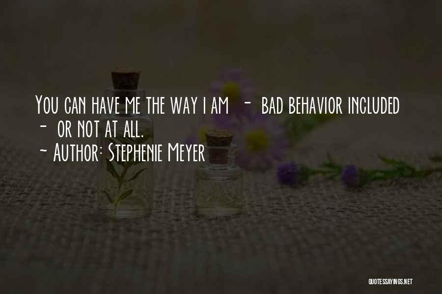 I Am Me Not You Quotes By Stephenie Meyer