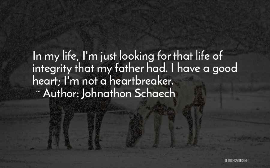 I Am Not A Heartbreaker Quotes By Johnathon Schaech