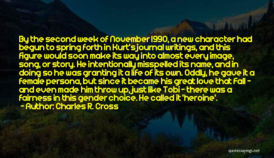 I Am Not A Second Choice Quotes By Charles R. Cross