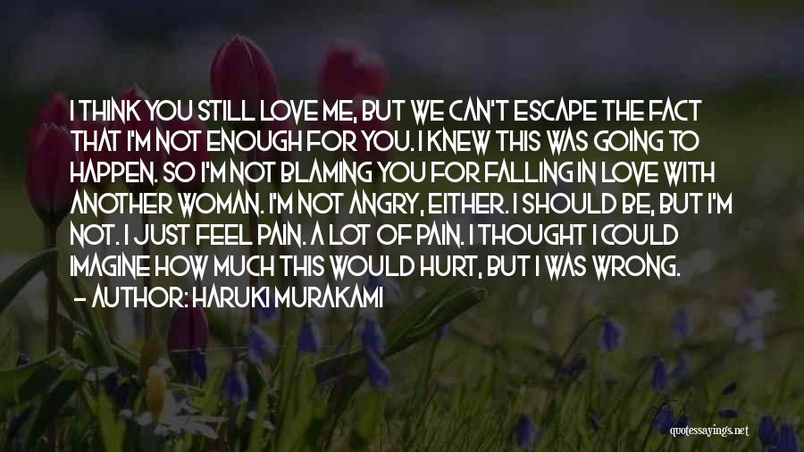 I Am Not Blaming You Quotes By Haruki Murakami