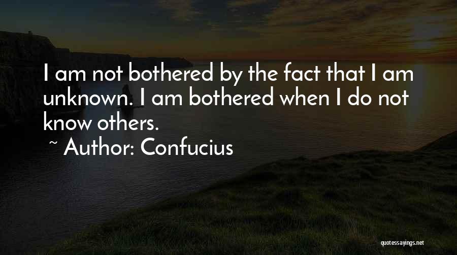 I Am Not Bothered Quotes By Confucius