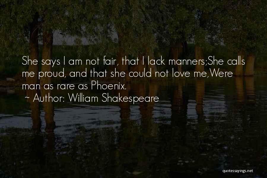 I Am Not Fair Quotes By William Shakespeare