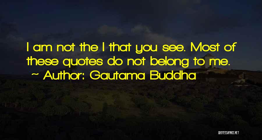 I Am Not Fake Quotes By Gautama Buddha