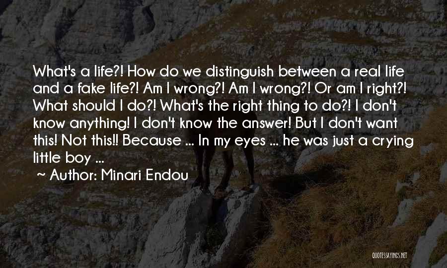 I Am Not Fake Quotes By Minari Endou