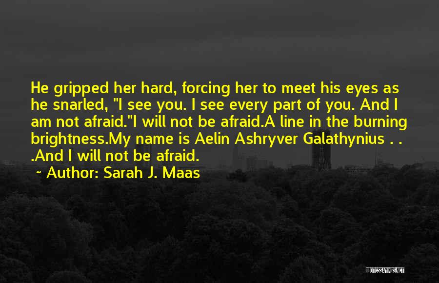 I Am Not Forcing You To Love Me Quotes By Sarah J. Maas
