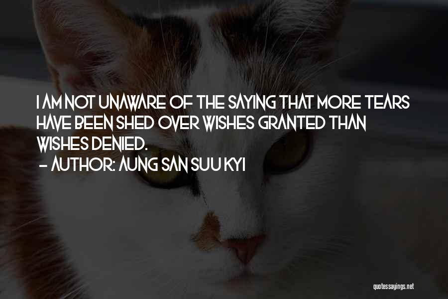 I Am Not Granted Quotes By Aung San Suu Kyi