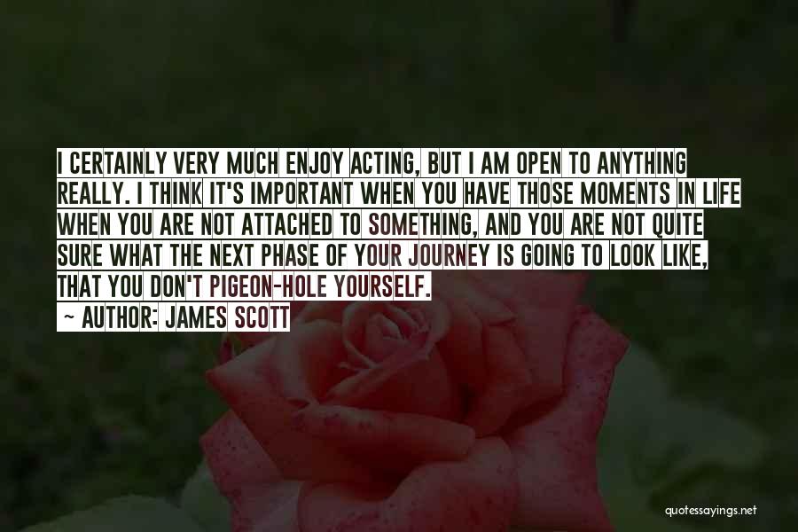 I Am Not Important In Your Life Quotes By James Scott