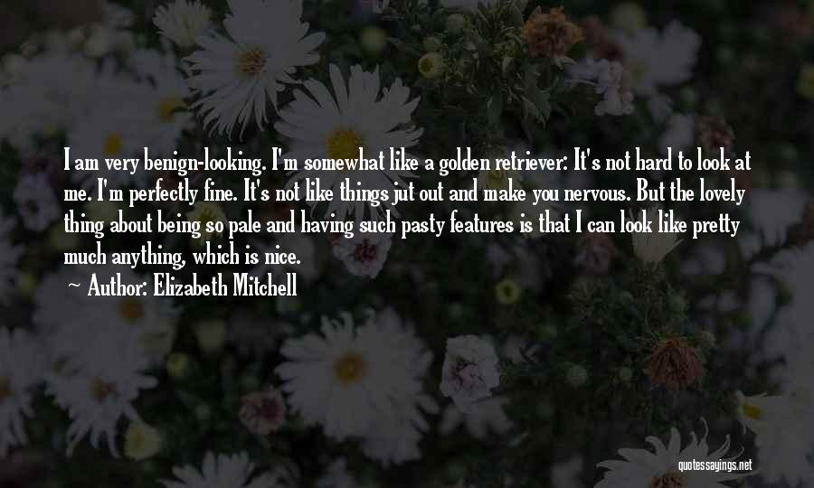 I Am Not Nice Quotes By Elizabeth Mitchell