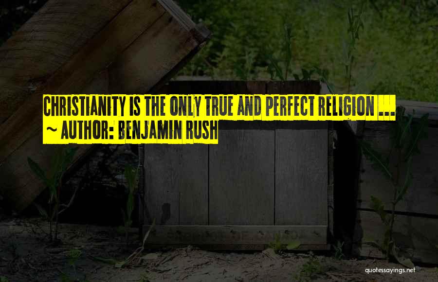 I Am Not Perfect Bible Quotes By Benjamin Rush