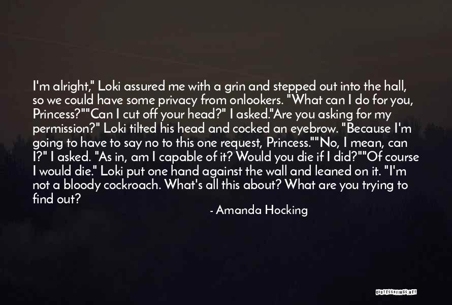 I Am Not Princess Quotes By Amanda Hocking I Am Not Princess Quotes By Amanda Hocking