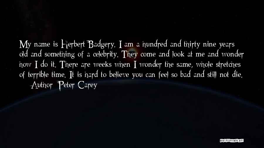 I Am Not So Bad Quotes By Peter Carey