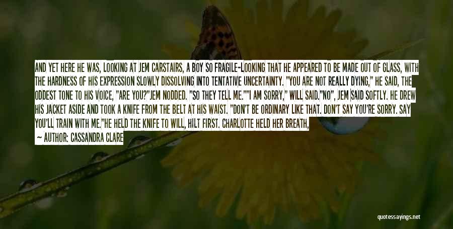 I Am Not So Beautiful Quotes By Cassandra Clare