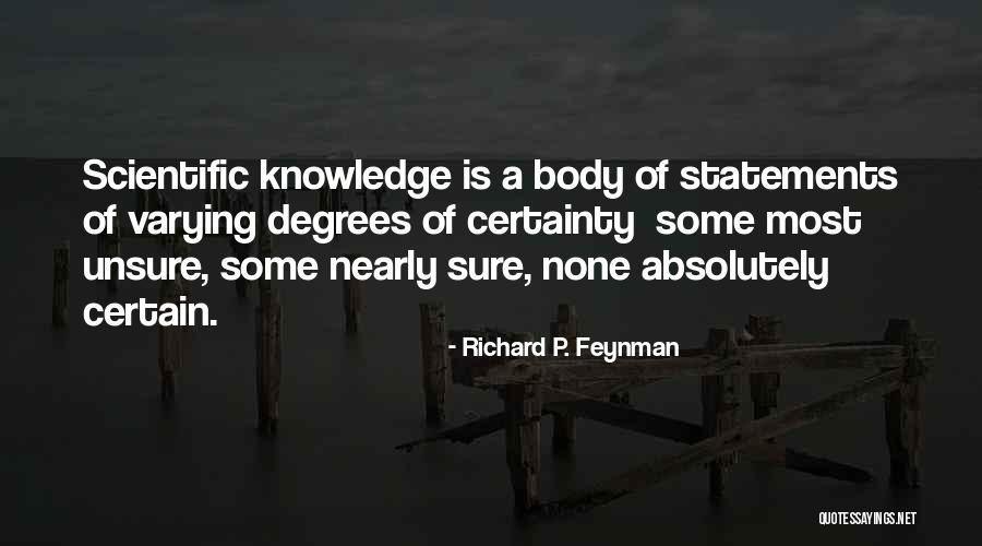 I Am Not Unsure Quotes By Richard P. Feynman I Am Not Unsure Quotes By Richard P. Feynman