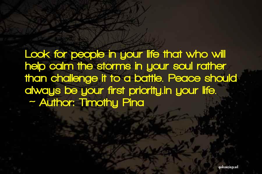 I Am Not Your Priority Quotes By Timothy Pina