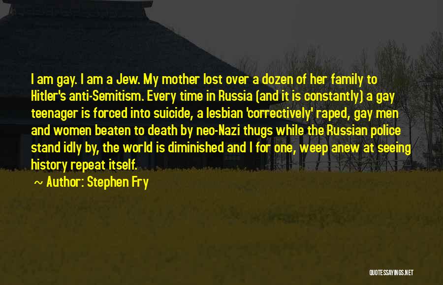 I Am Over Her Quotes By Stephen Fry