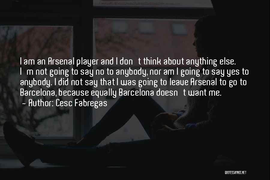 I Am Player Quotes By Cesc Fabregas