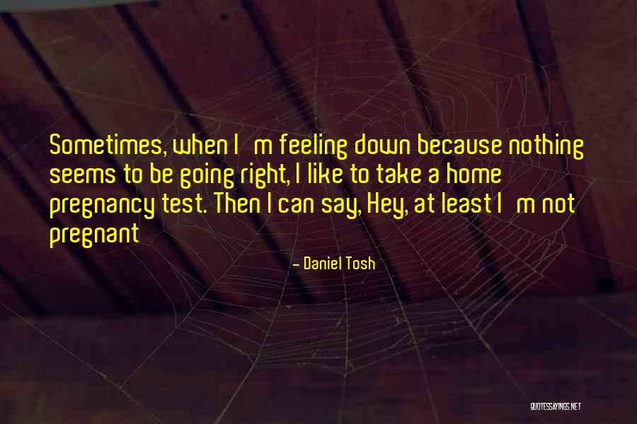 I Am Pregnant Funny Quotes By Daniel Tosh