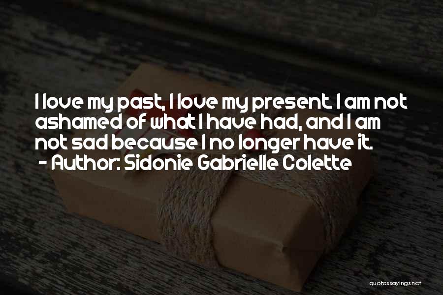 I Am Sad Because Quotes By Sidonie Gabrielle Colette