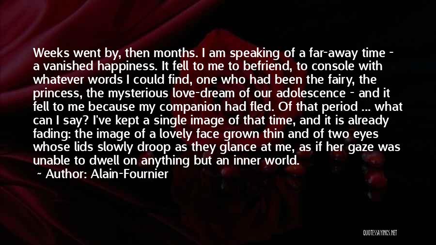 I Am Single Love Quotes By Alain-Fournier