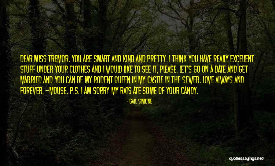 I Am Sorry Love Quotes By Gail Simone