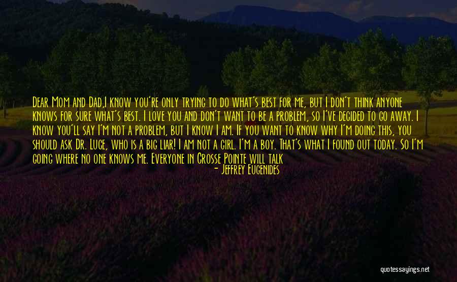 I Am Sorry Love Quotes By Jeffrey Eugenides