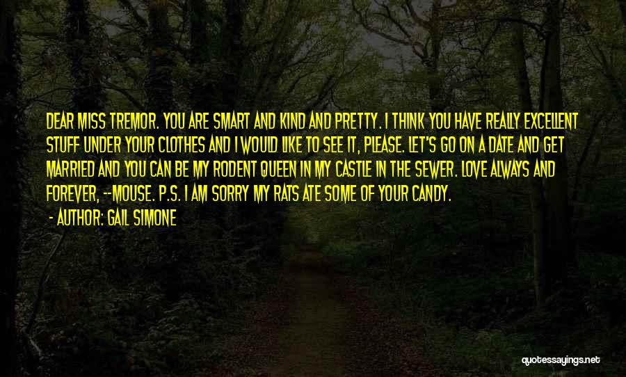 I Am Sorry Love You Quotes By Gail Simone