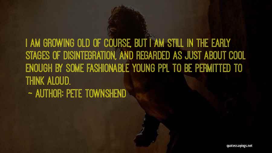 I Am Still Young Quotes By Pete Townshend