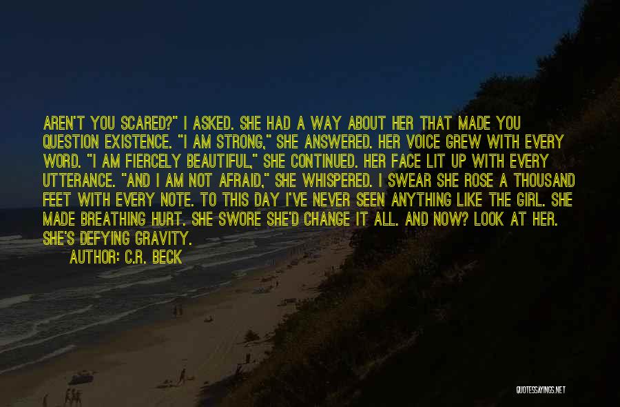 I Am Strong And Beautiful Quotes By C.R. Beck