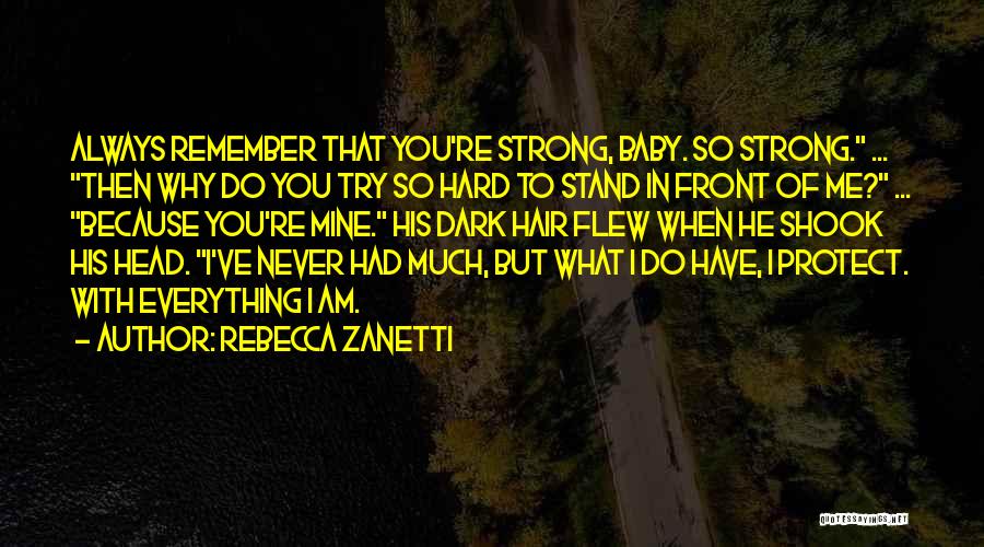 I Am Strong Because Quotes By Rebecca Zanetti