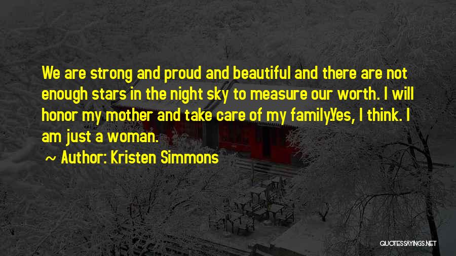 I Am Strong Woman Quotes By Kristen Simmons