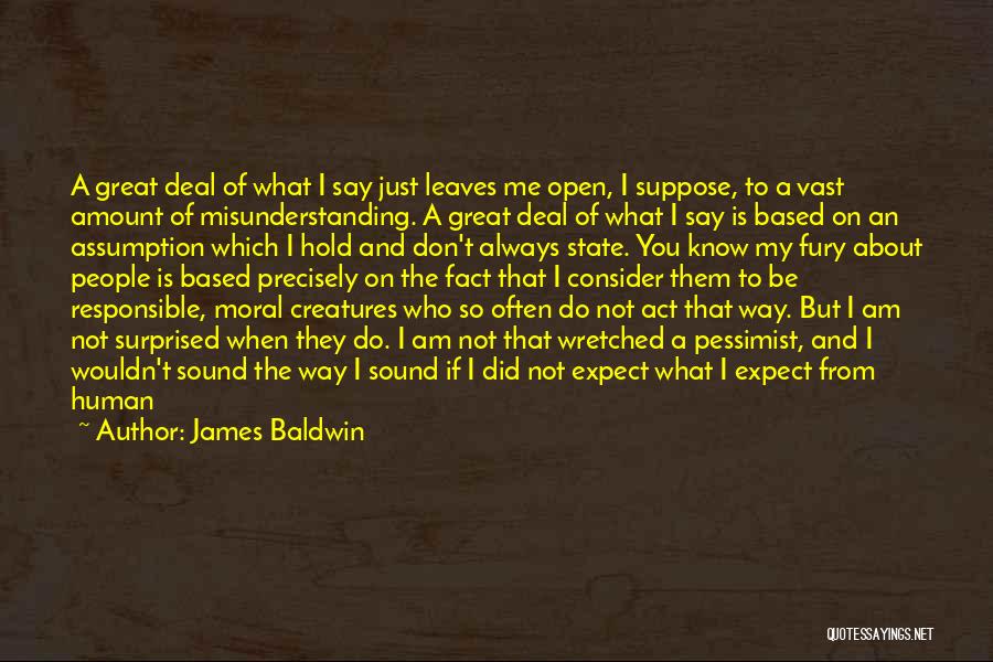 I Am Surprised Quotes By James Baldwin