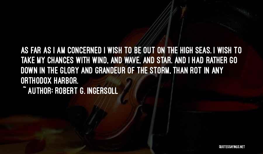 I Am The Storm Quotes By Robert G. Ingersoll