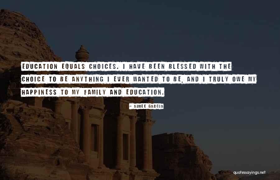 I Am Truly Blessed Quotes By Aimee Garcia I Am Truly Blessed Quotes By Aimee Garcia