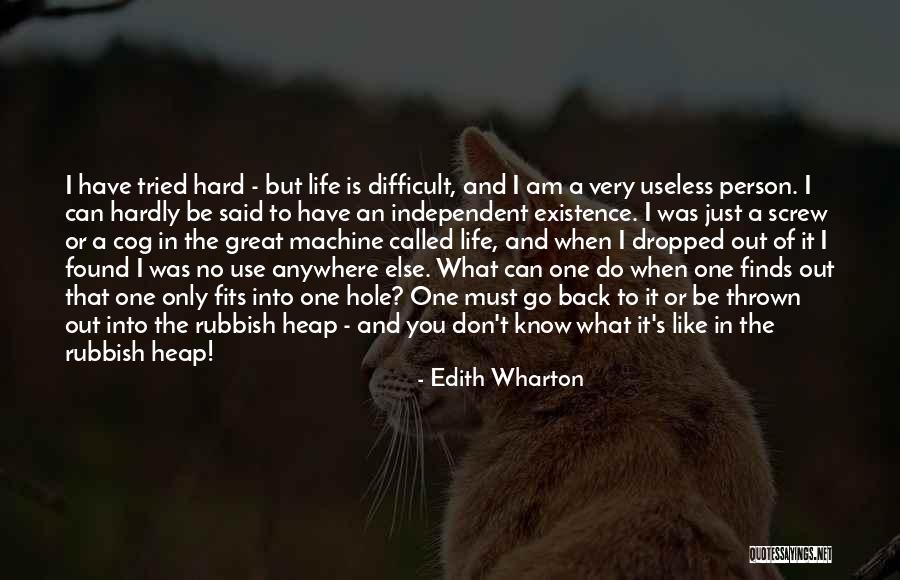 I Am Useless Quotes By Edith Wharton