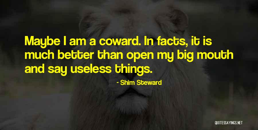 I Am Useless Quotes By Shim Steward