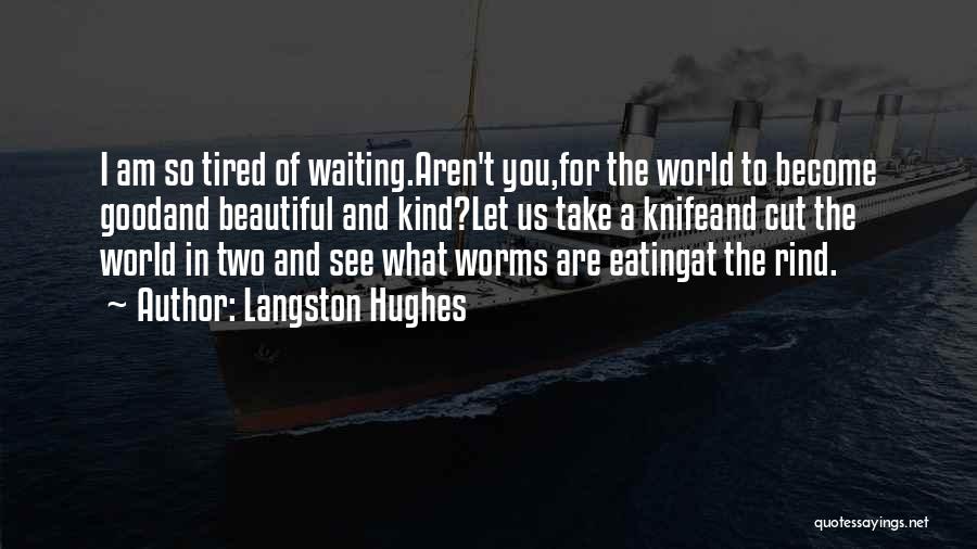 I Am Waiting You Quotes By Langston Hughes