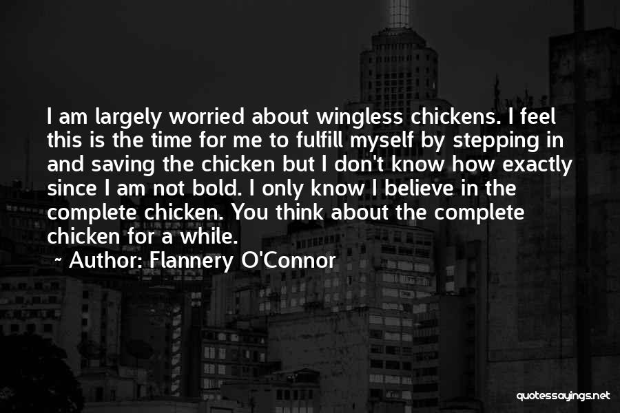 I Am Worried About You Quotes By Flannery O'Connor