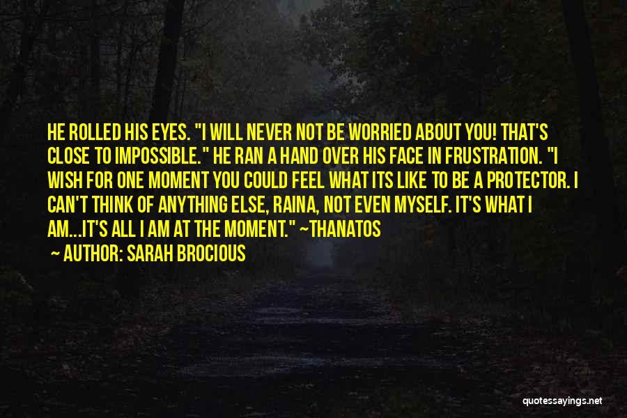 I Am Worried About You Quotes By Sarah Brocious