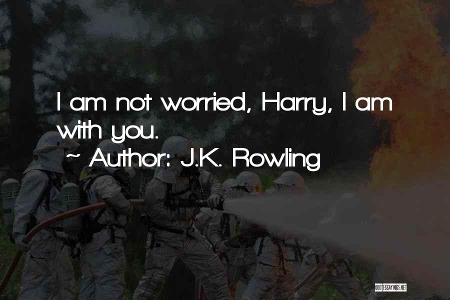 I Am Worried Quotes By J.K. Rowling